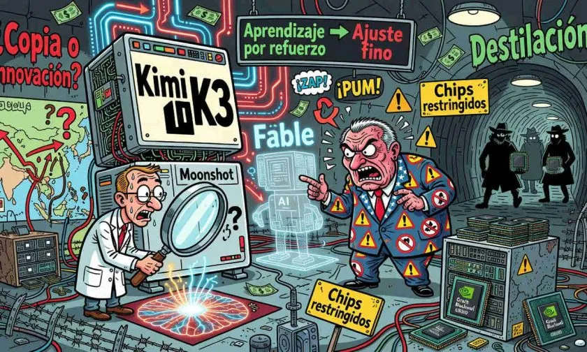 Expertos dudan que Kimi K3 haya copiado a Claude Fable de Anthropic