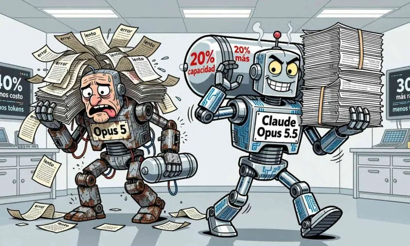 Anthropic lanza Claude Opus 5.5 con precios reducidos y mejor rendimiento