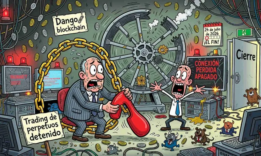 Dango blockchain anuncia el cierre y detiene las operaciones de su DEX de futuros perpetuos