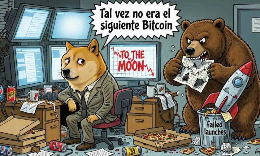 Dogecoin apenas repunta un 2,9% en medio de la tormenta bajista: ¿rebote técnico o trampa de oso?