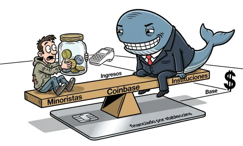 El negocio institucional de Coinbase no frena el desplome del 31% minorista
