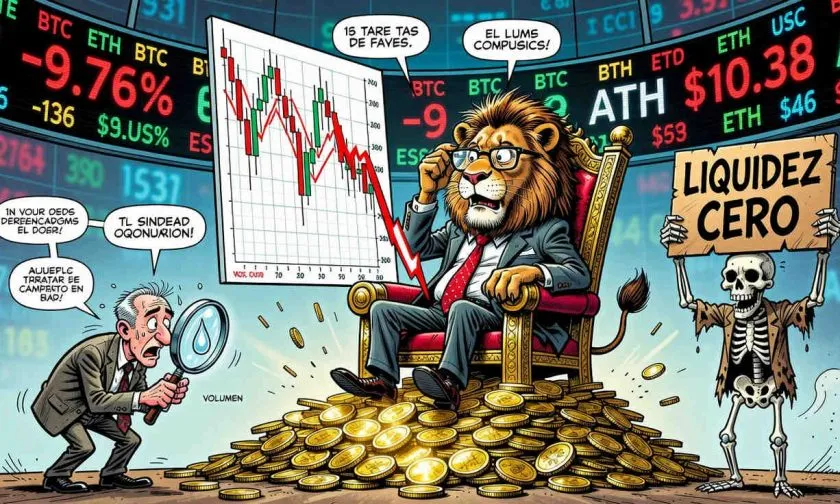 UNUS SED LEO se mantiene en $9,76 cerca de su máximo histórico pero con bajo volumen