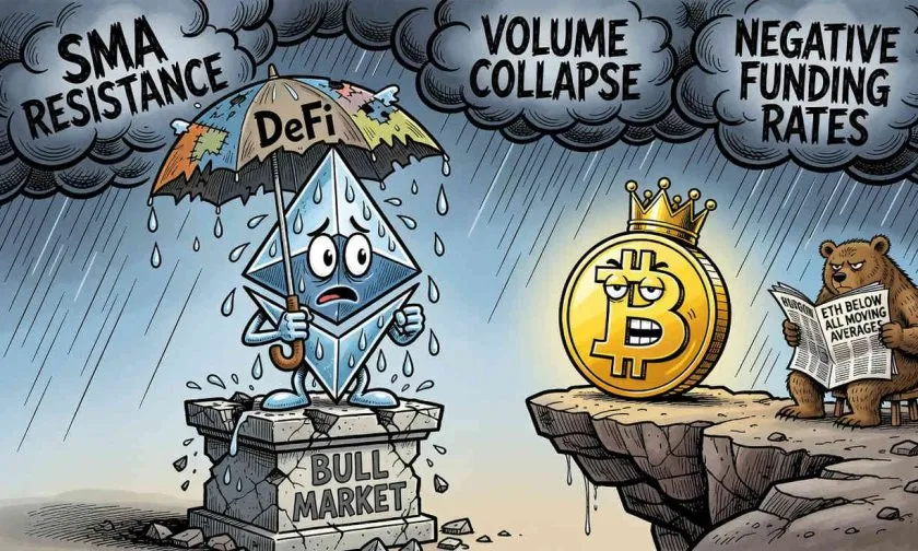 Ethereum al borde del colapso: ETH en USD 1.729 y un volumen fantasma encienden las alarmas