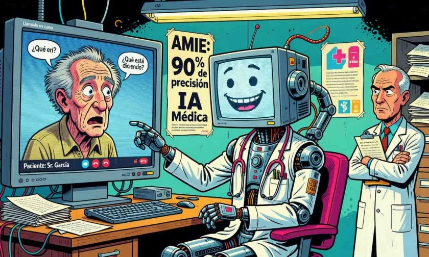 Google presenta AMIE, IA que iguala a médicos en consultas médicas por video