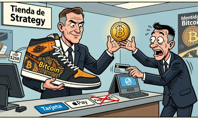 Strategy lanza zapatillas de Bitcoin a $250 pero no acepta BTC como pago