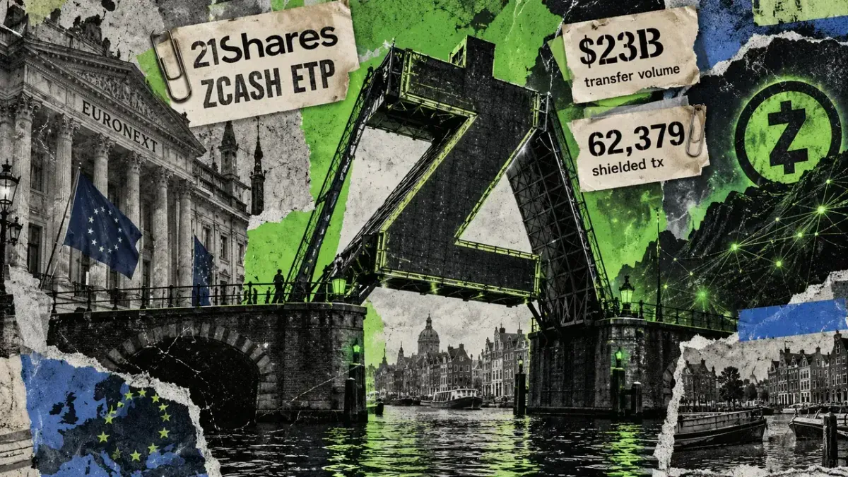 Zcash reaches $1,600 as 21Shares launches ETP in Europe