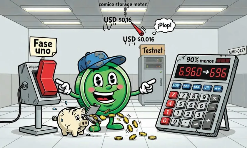 Solana prueba una reducción del 90% en los costos de almacenamiento