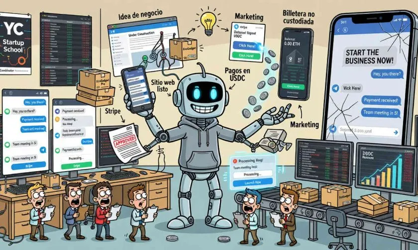 Y Combinator presenta agente de IA que crea y opera negocios con pagos en USDC