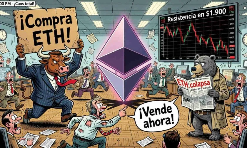 Ethereum busca sostener los $1.890: ¿fin de la corrección o trampa alcista?