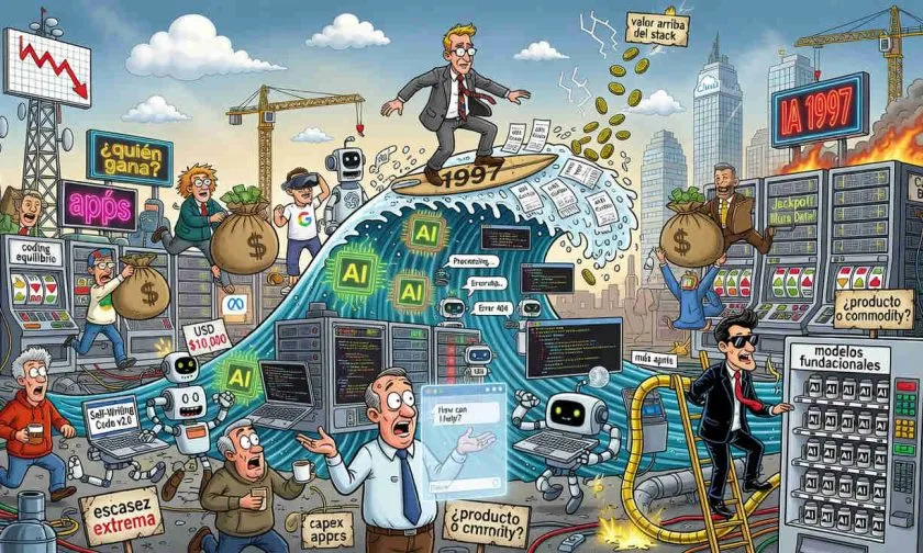 Benedict Evans compara la IA con internet en 1997 y advierte sobre una burbuja de infraestructura