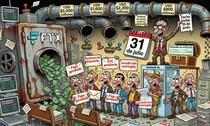 FTX inicia su quinta distribución, pero algunos acreedores aún no pueden cobrar