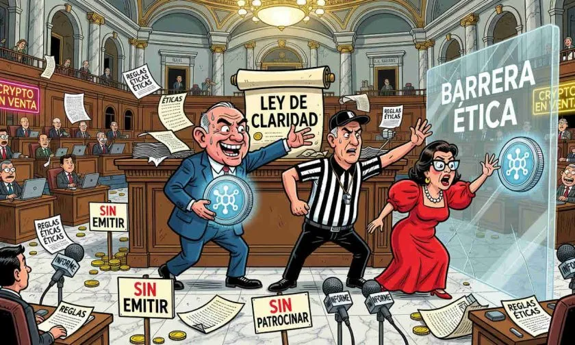 Senado de EE. UU. ajusta la CLARITY Act para impedir que el presidente emita criptos
