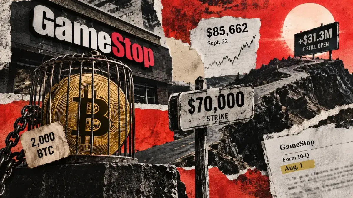 GameStop possibly forfeits $31 million in Bitcoin gains from options trade