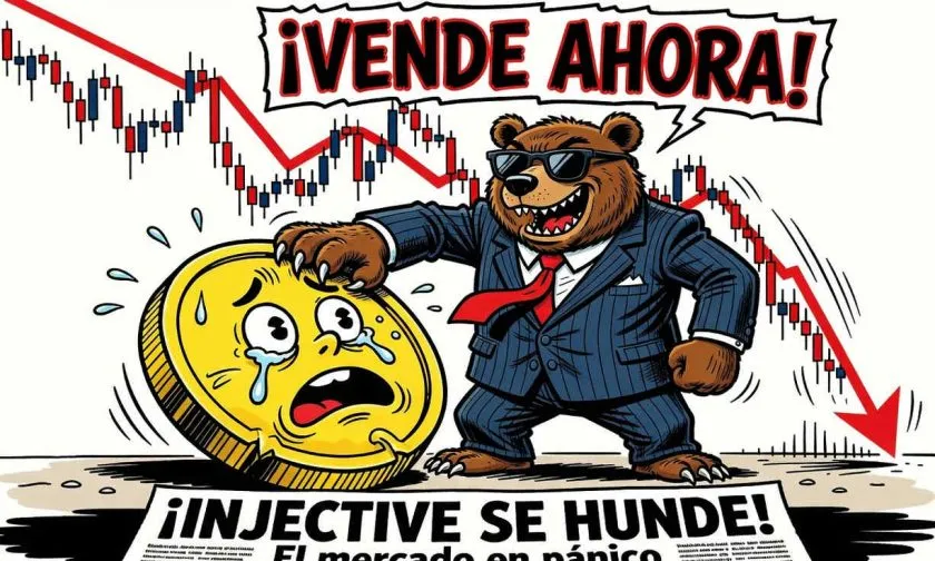 Injective cae 4,97% a mínimos semanales, acumulando 91% de pérdidas desde su ATH