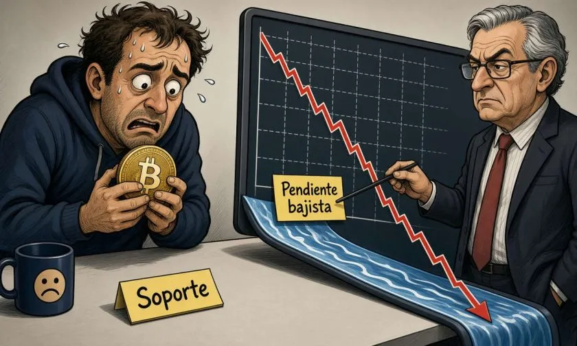 Bitcoin retrocede y pierde impulso técnico el 25 de octubre de 2026