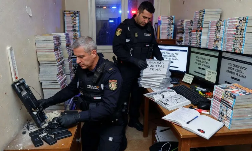 España incauta USD $467.000 en criptos en redada contra portal ilegal de manga