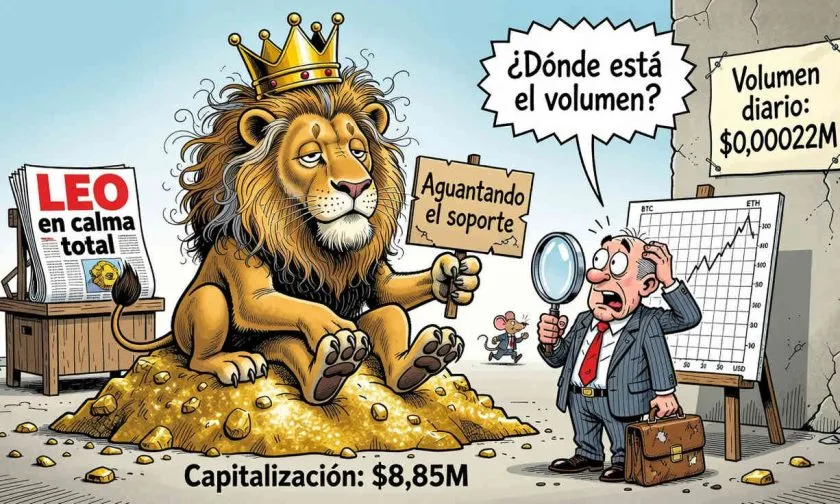 LEO muestra estabilidad a pesar de caída del 1,15% y bajo volumen de negociación