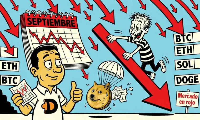 Septiembre trae pérdidas al mercado cripto; Dogecoin cae y Billy Markus responde