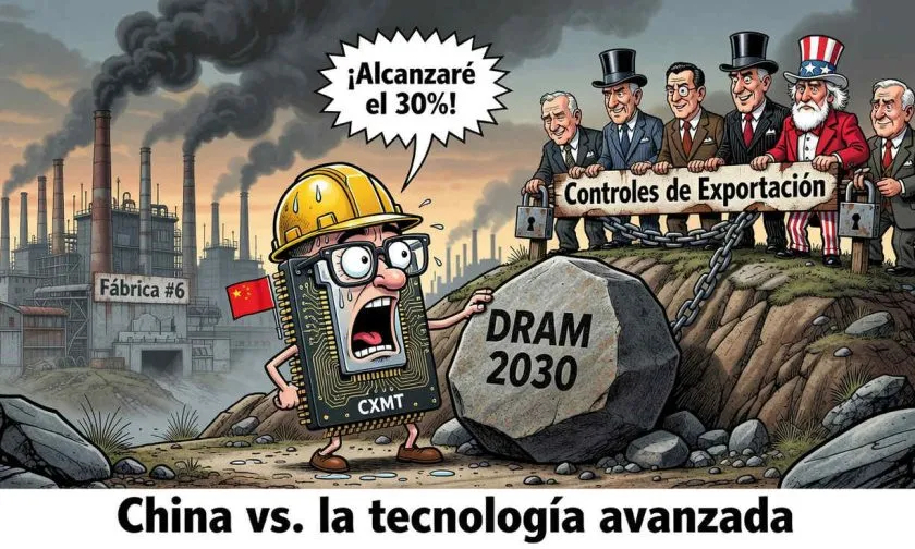 CXMT apunta al 30% del mercado de DRAM para 2030 con sexta fábrica