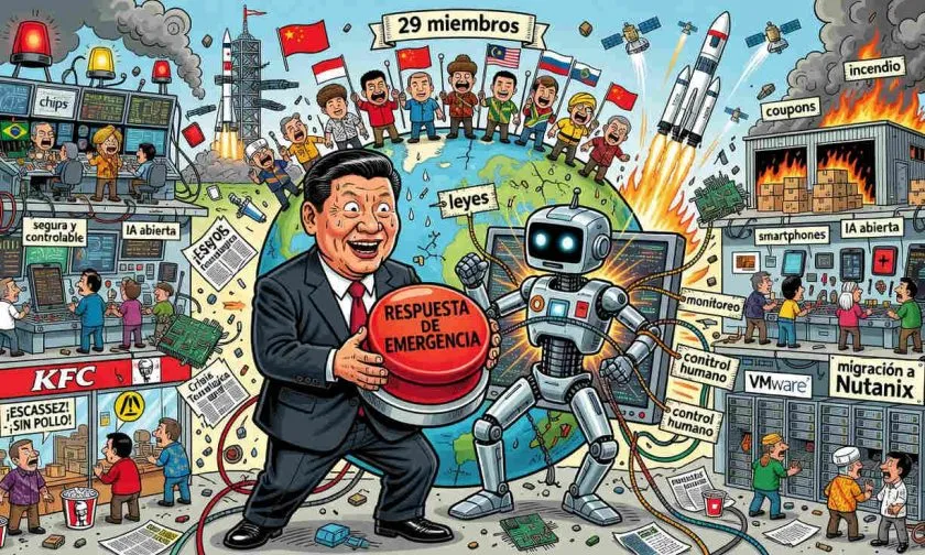 Xi Jinping pide sistemas de emergencia para mantener la IA bajo control humano
