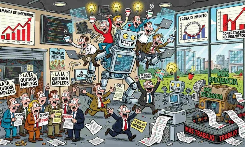 La IA no hunde la ingeniería: datos muestran que es el empleo más resiliente en tecnología