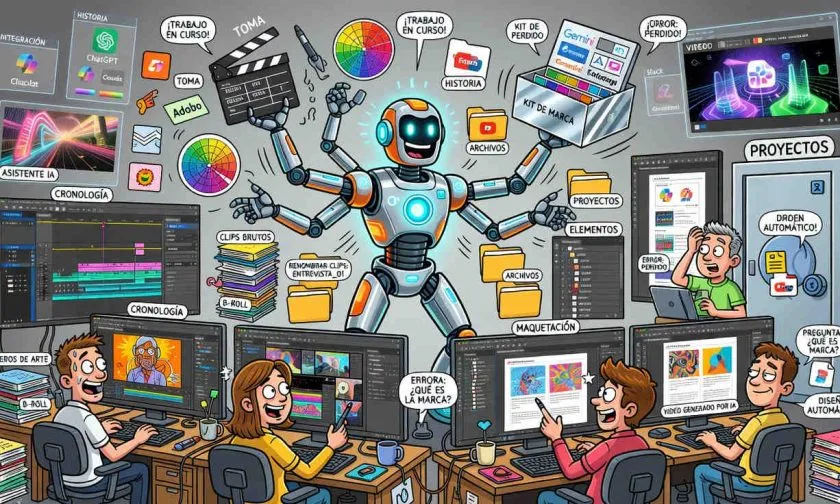 Adobe lleva Firefly a Premiere, Illustrator e InDesign con más automatización por IA