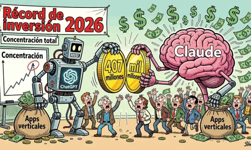 OpenAI y Anthropic acaparan más de la mitad de los USD $407.000 millones invertidos en IA en 2026