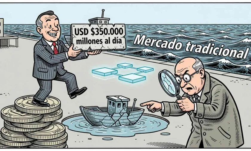 Repos tokenizados rondan los USD 350.000 millones diarios mientras se espera un nuevo informe del FMI