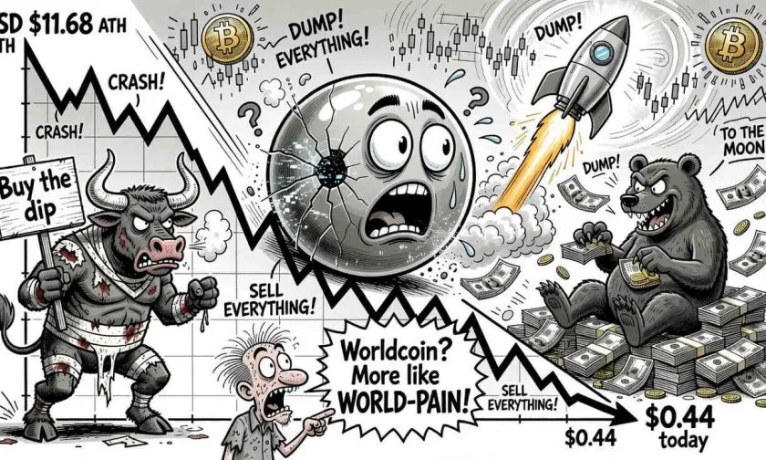Worldcoin (WLD) se desploma un 6.38% en 24 horas y pone en alerta a los inversores