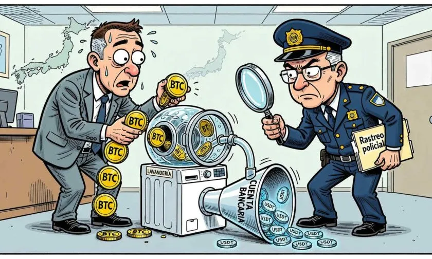 Japón detiene a seis personas por canalizar fondos ilícitos hacia bitcoin