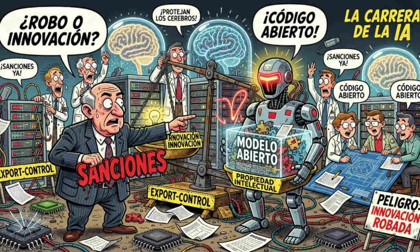 EE. UU. amenaza con sanciones a modelos de IA chinos por supuesto robo de propiedad intelectual