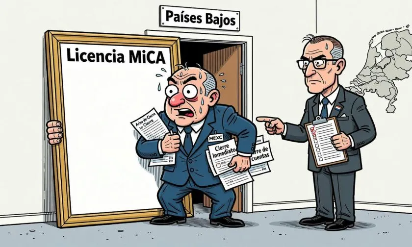 MEXC avanza con el cierre de servicios en Países Bajos por falta de licencia MiCA