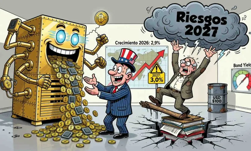 OCDE mejora pronóstico de crecimiento 2026 por IA, pero reduce 2027 por incertidumbres