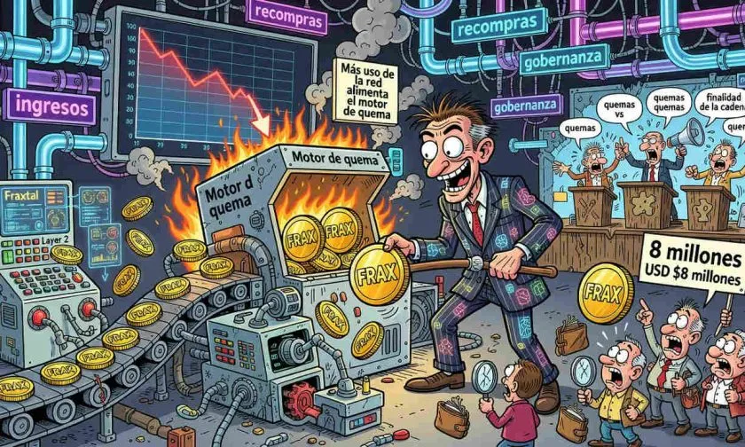 Frax quema 8 millones de tokens en un nuevo impulso deflacionario