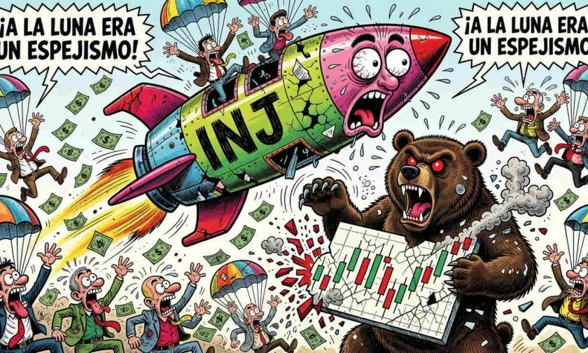 INJ pierde el 21% en una semana y pone en riesgo el rally de 2026 este 6 de junio