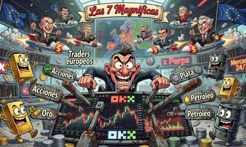 OKX lanza futuros perpetuos sobre acciones de Nvidia, Apple, Tesla, oro y petróleo en Europa