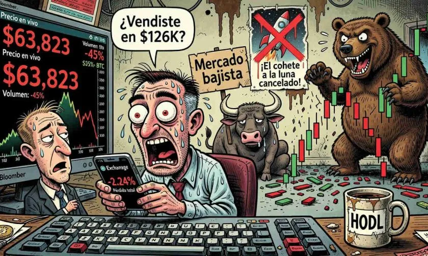 Bitcoin cae un 2.24% y pone en peligro el soporte de los USD $62,700 este 28 de julio de 2026