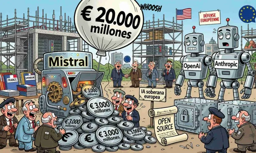 Mistral buscaría recaudar €3.000 millones y elevar valoración a €20.000 millones en plena carrera IA