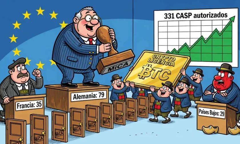 Alemania alcanza 79 entidades autorizadas en cripto bajo MiCA tras sumar seis bancos