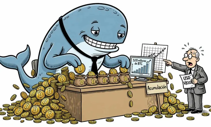 Grandes carteras acumulan 3 millones de bitcoin mientras Wintermute mueve fondos