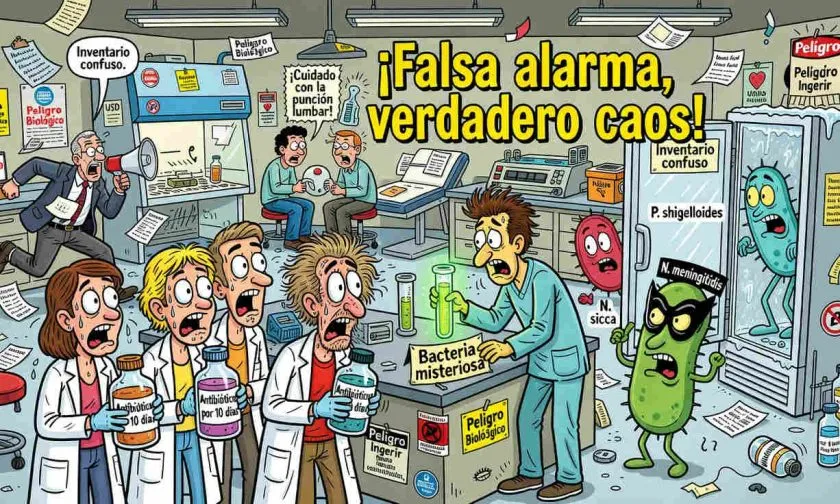 Una clase de microbiología puso a 33 personas en alerta por un falso germen mortal