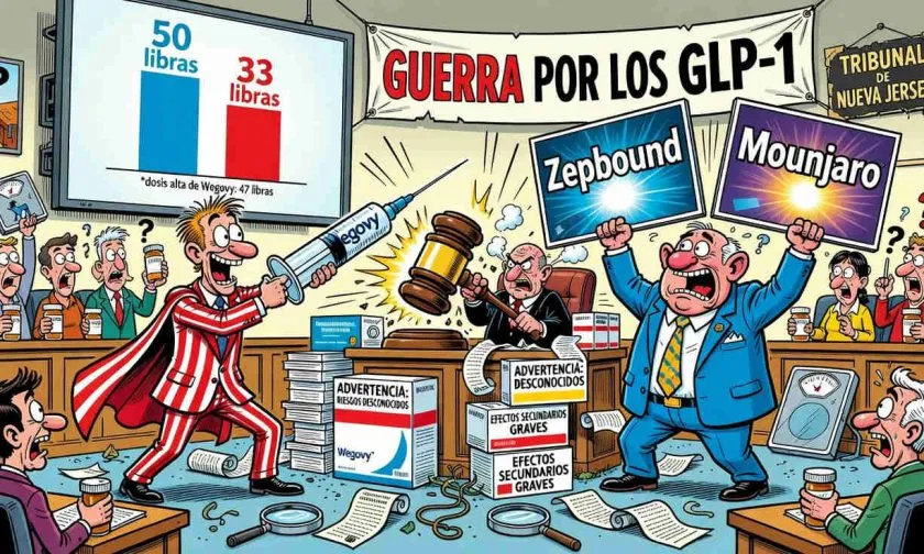 Novo Nordisk demanda a Eli Lilly por anuncios engañosos sobre la eficacia de sus fármacos GLP-1