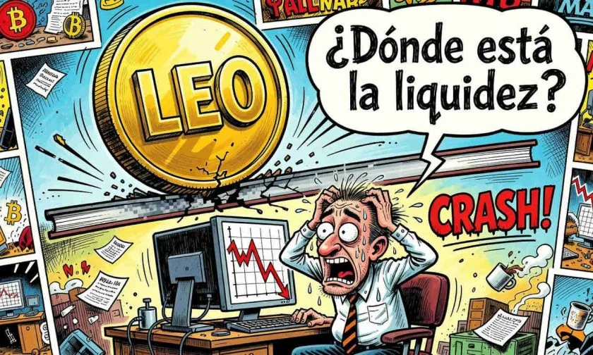 LEO en la cuerda floja: volumen desplomado y soporte crítico en $9.60