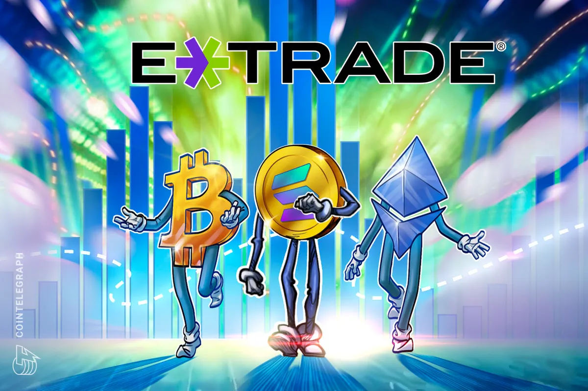 E*TRADE, do Morgan Stanley, lança negociação à vista de criptomoedas