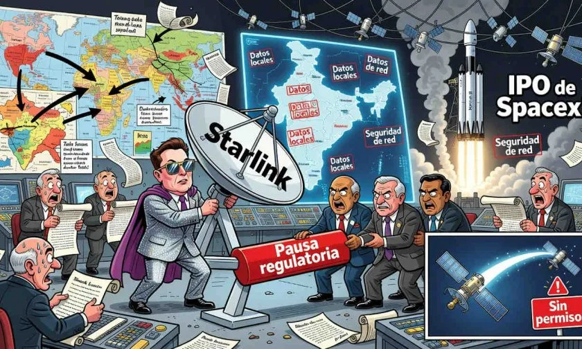 India frena expansión local de Starlink antes de la IPO de SpaceX y reaviva dudas por control estatal