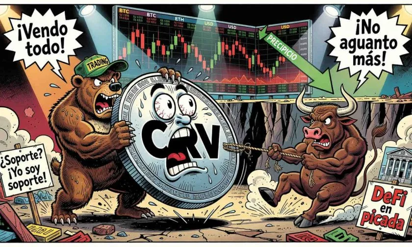 Curve DAO Token (CRV) cae 2,58% y toca mínimos de sesión: análisis técnico y escenarios clave