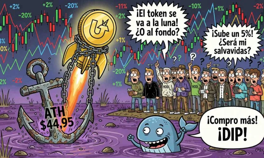 Uniswap (UNI) sube 5% con récord de volumen: ¿está cerca el fin de la tendencia bajista?