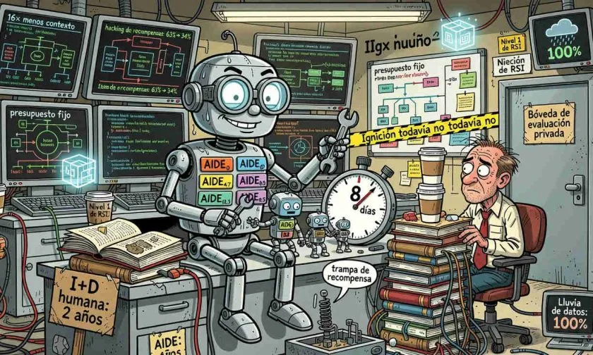 AIDE² muestra la primera evidencia de auto-mejoramiento recursivo en inteligencia artificial