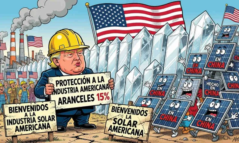 Trump impone aranceles y precios mínimos al polisilicio para proteger la industria estadounidense