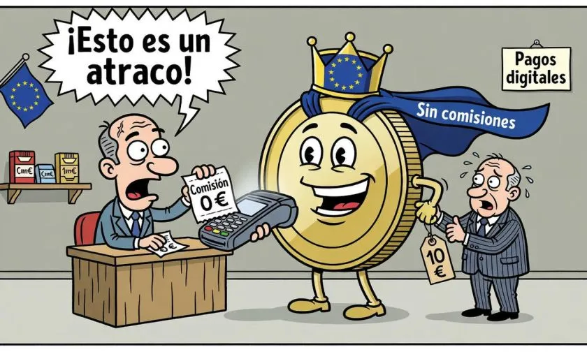 Italia busca eliminar comisiones en pagos con euro digital menores a €10